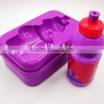 Portable School lunch box with sports bottle kits