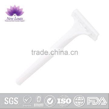 White Twin Blade Disposable Plastic Shaving Razor