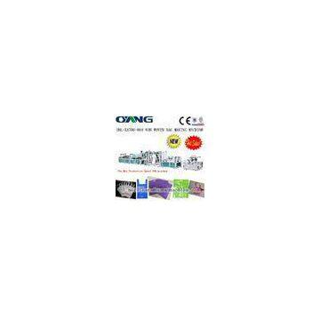 loop handle non woven bag making machine sealing pp for t shirt bag