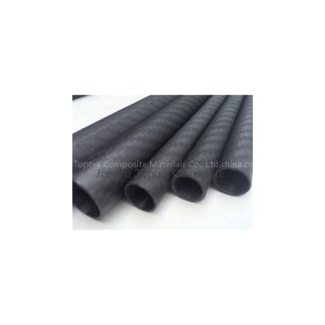 carbon fiber pipe, matte painted 3K weave carbon fiber tube