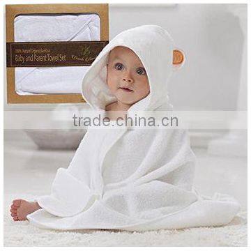 100% Premium Organic Bamboo Hoooded Towel &Washcloths