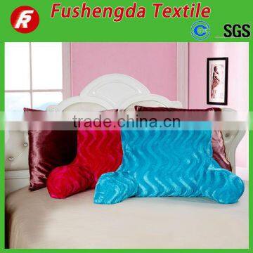 100% polyester plush bed rest in pillow