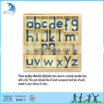 Letters of an Alphabet Montessori Toys Child Montessori Material Educational Toys