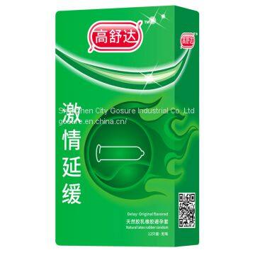 Male used long time delay condom with original favor