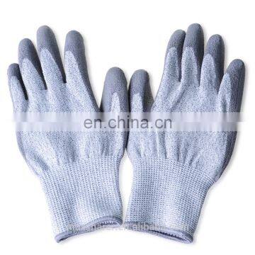 Construction Work Gloves Cutting Resistant PU Coated Safety Gloves photo-2