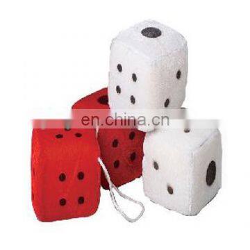 3inch 5inch 7inch 10inch promitonal toys plush dice keychain