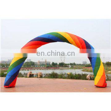 outdoor inflatable entrance arch inflatable rainbow arch with custom