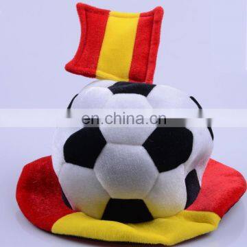 Factory direct sell 2018 spain football fans tall cap spainish fans tall hat