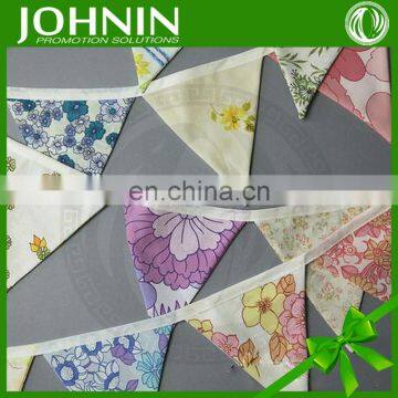 cheap DIY decoration polyester printed bunting kit for birthday party