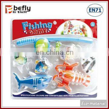 Kids plastic fishing tackles toy