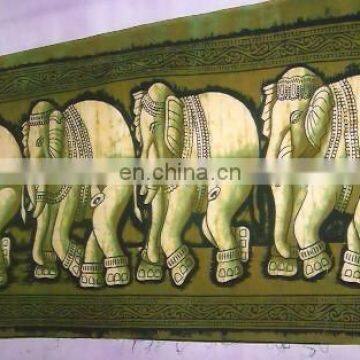 BATIK ELEPHANT WALL HANGINGS tapestry