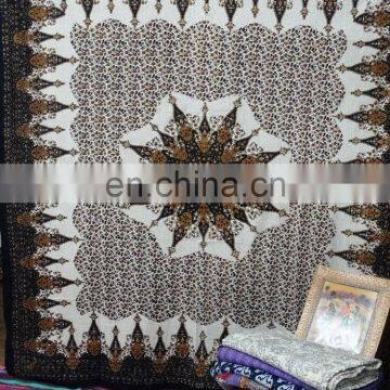 tapestry mandal wall hanging bed spread bed sheet yoga sheet ,indian tapestry table cover curtains screen printed tapestry heipp