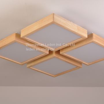 Elegant Design LED Wood Ceiling Light Lamp