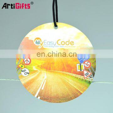 Custom Design Style Absorbent Make Hanging Paper Car Vent Air Freshener photo-6