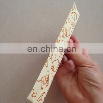 Open paper bag or fully paper bag for wooden chopsticks