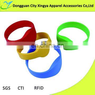 gift items silicone smart rfid wristbands for hotel door lock system