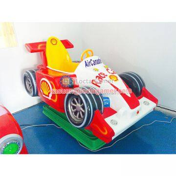 Zhongshan Amusement Rocking Machine Car Cartoon F1 Formula Car Kiddy Rides photo-2