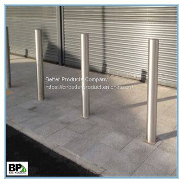 Steel Pipe Safety Bollard With Anchor Bolts photo-5