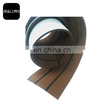 Melors Boat Flooring Cheap Composite Synthetic Edge Teak Decking For Boats