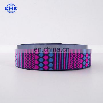 high quality factory price colorful customized printed jacquard elastic webbing band