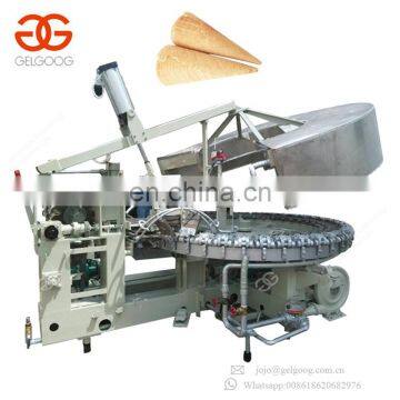 Factory Price Snow Sugar Cone Rolling Machine Making Line Baking Price Indian Ice Cream Cone Machines