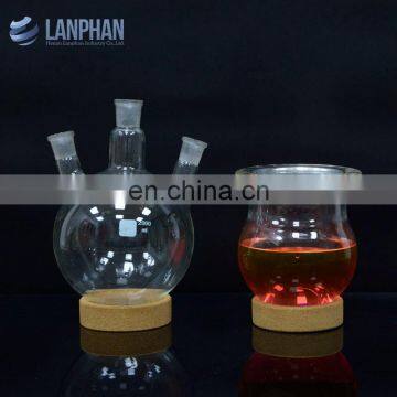 Borosilicate Glass Round Bottom 3 Necks Flask photo-4