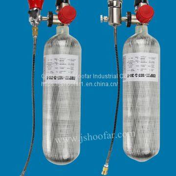 400bar Fully Wrapped  Carbon Fiber Air  Cylinders for diving