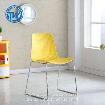 DC-6060-2 Topwell Wholesale Plastic Chair Modern Dining Chair Leisure Chair photo-4
