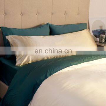 Luxury Sublimation Super Soft Breathable 100% Polyester Fluffy Plain Solid Color Satin Body Pillowcase photo-3
