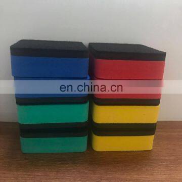 Square EVA Strong Magnetic Felt Whiteboard Eraser With Printing Logo photo-4