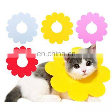 Surgery anti-licking pet recovery collar sun flower pet dog cat soft elizabethan collar