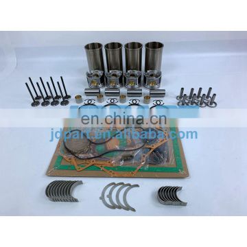 4TNE84 Engine Overhaul Kit With Bearings Cylinder Piston Ring Gasket Set Liner Valve Kit For Yanmar