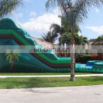 Home Use Green Wave Water Slides Kids and Adult Inflatable Large Water Slide With Pool photo-3