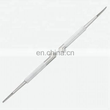 Stainless Steel Cuticle Nail Pusher Remover Nail Care Tools Cuticle Pusher Finger Tools With Nail File