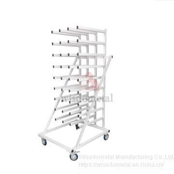 Horizontal Mobile Showing Rack For 36 Rolls