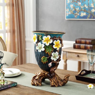 Hand Made European Color Paint Creative Retro Table Ceramic Vase For Living Room Decor