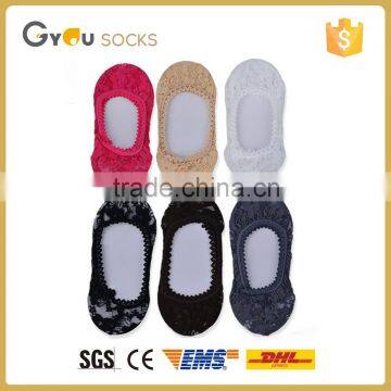 Six color sexy women summer knitted invisible ankle socks2016