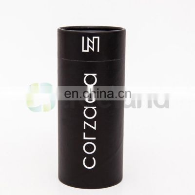 Custom Black Kraft paper tube Packaging For Bottles