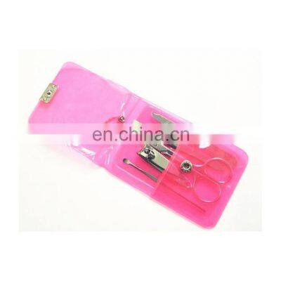 5Pcs/Set Stainless Steel Nail Set For Manicure Kit Drill Care Set Manicure Pedicure Electric Scissors Tweezer Knife Ear Pick photo-5