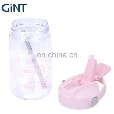 Gint 480ML Outdoor Camping Children Kids Durable Straw Plastic Tritan Material Water Bottles