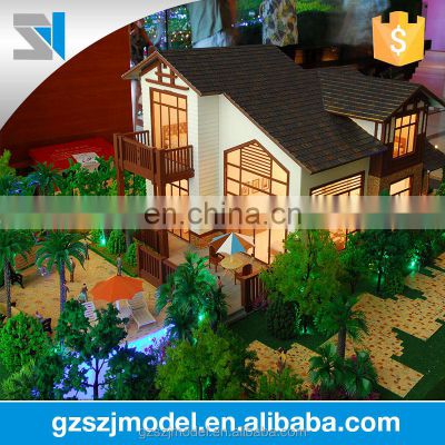 china supplier engraving machine 1:150 wooden house model