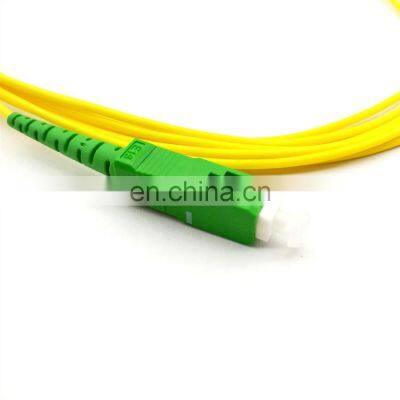 10M SC/APC To SC/APC Single mode SM 9/125um G.652D  PVC Jacket  Simplex  Cable   Fiber Optic Patchcord