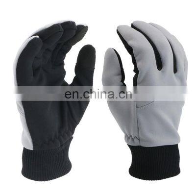 High quality cheap elastic cuffs spandex outdoor garden work gloves