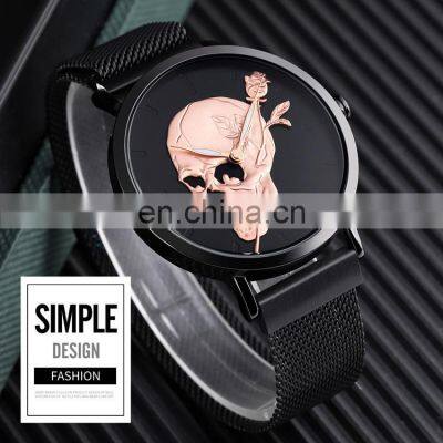 Quartz Watch Luxury SKMEI 9173 Custom Logo Hand Watch For Man Stainless Steel Watch