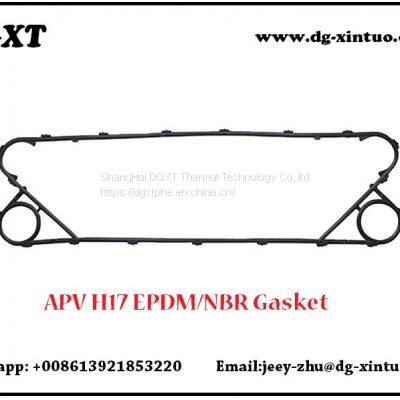 APV H17 Water Generator Heat Exchanger Gasket For Oil plate heat exchanger