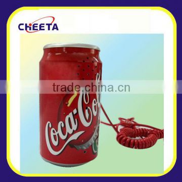 promotional free coca can telephone gift at festival