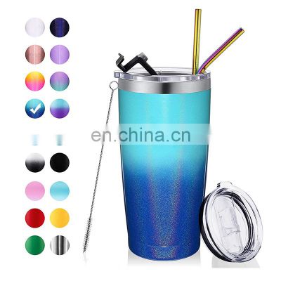 20oz Insulated Stainless Steel Double Wall Travel Tumbler for Car