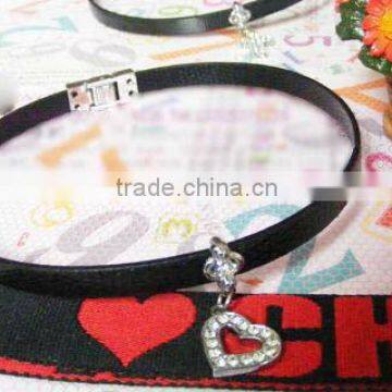 free shipping rhinestone heart shape necklace pendant