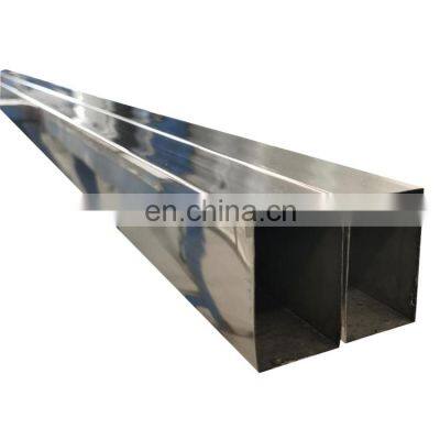 Prime quality ss pipe 1/2 x 1/2 inch 1inch thickness square stainless steel square tube 301