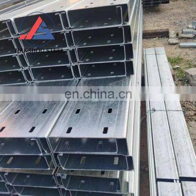 GALVANIZED STEEL U CHANNEL DX-51 Zinc Coated C/U Shaped Steel Channel